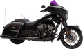 Klock Werks Kolor Flare Windshield 10" for Harley Davidson (2014–2023) - Purple KWW-04-0641