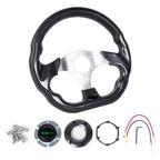 13 Inch Black Steering Wheel for EZGO/Club Car/Yamaha Golf Cart