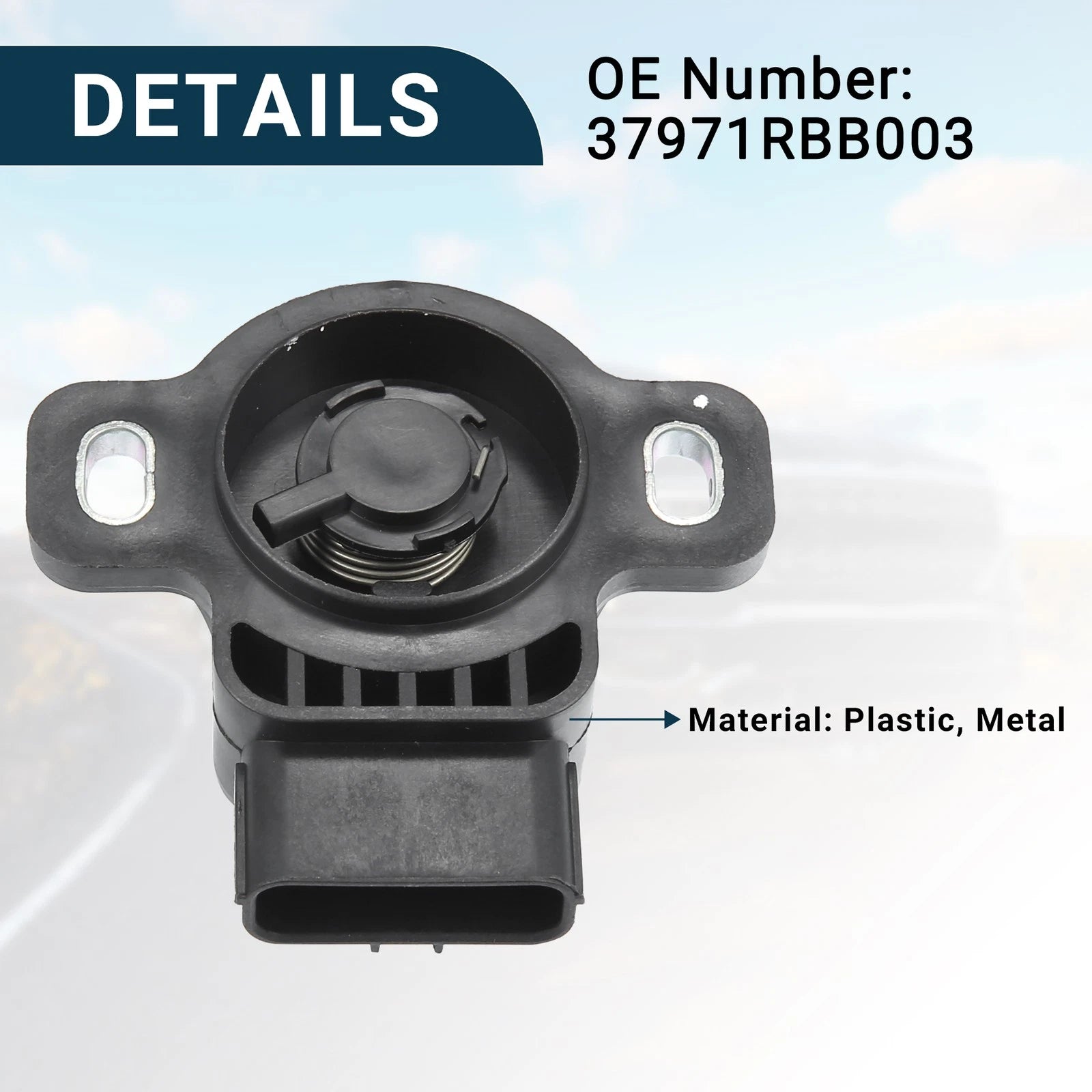 Throttle Position Sensor for Honda Pilot (2005–2008) No. 37971RBB003
