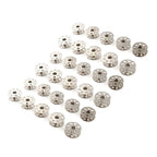 30X Metal Large Bobbins M Size for Juki DNU-241, DNU-1541, DNU-1541S
