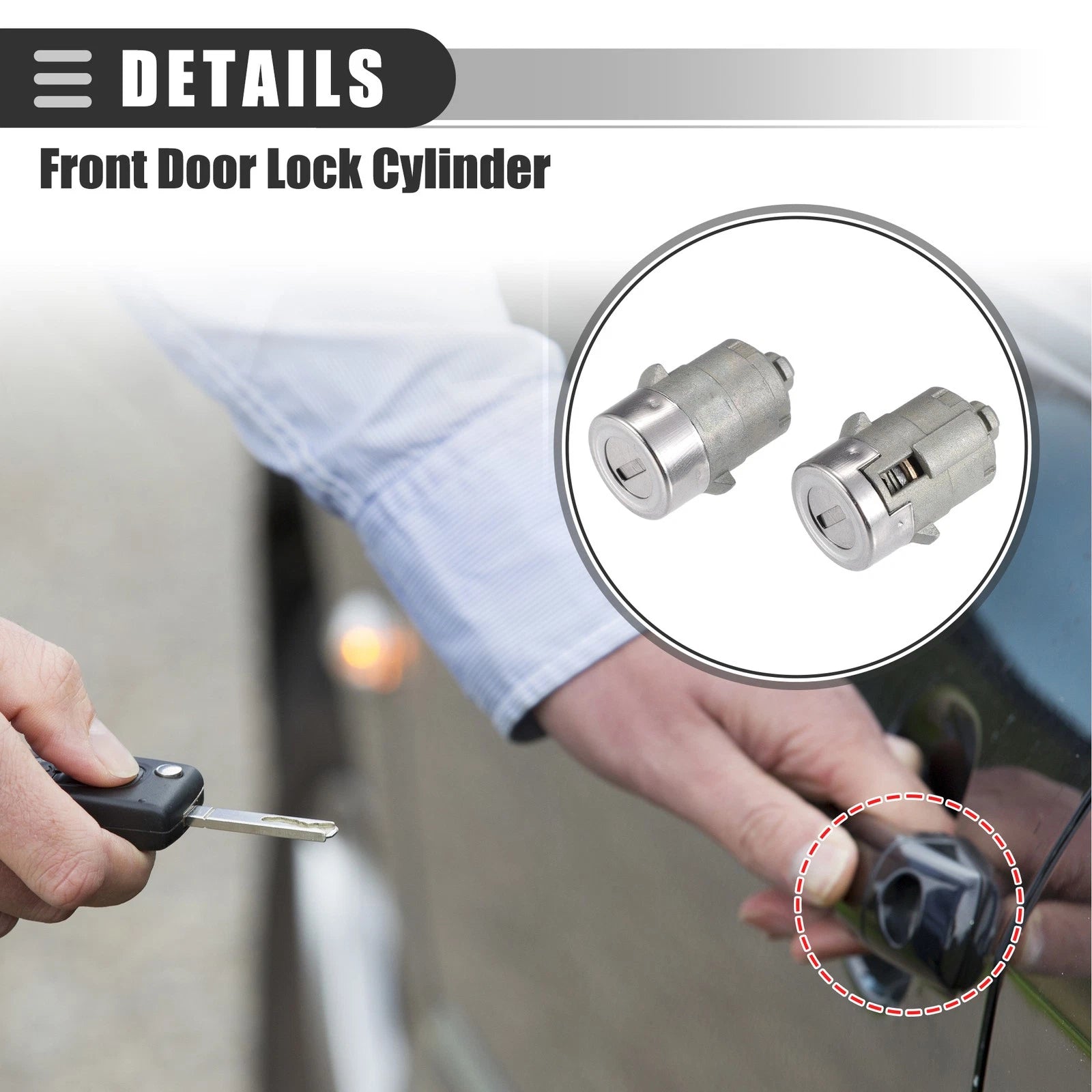 Ignition Switch Lock Cylinder with Keys for Chevrolet Suburban (2003–2006)