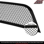 Fog Light Cover for Honda Accord Sedan (2016–2017) Stainless Black Mesh