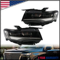 Pair Full LED Headlights for Cadillac Escalade (2021–2024) Chrome