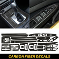 Set of Carbon Fiber Interior Trim Covers for Infiniti G37 Sedan (2010–2013)