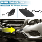 Tow Hook Cover Cap A2538850022 for Mercedes-Benz GLC Class (2016–2023) Black