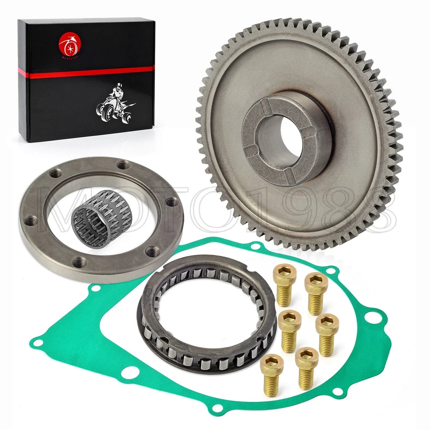 Starter Clutch One-Way Bearing Idler Kit for Yamaha Kodiak 400 (1994–1998)