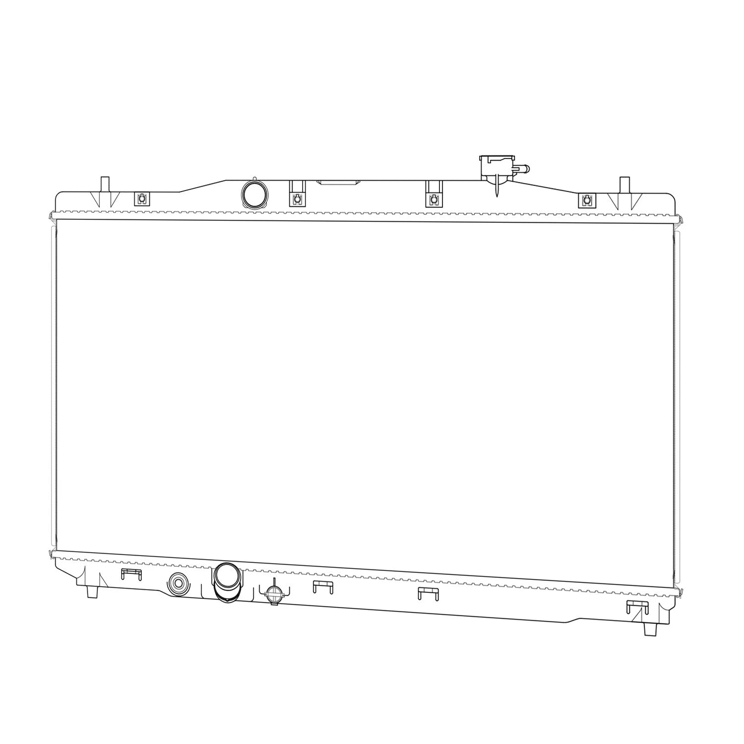 Replacement Radiator for 2018–2021 Honda Accord Sedan Sedan