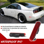 2X Red Rear Bumper LED Strip Side Marker Lights for Nissan 300ZX Z32