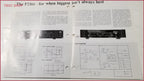 Yamaha P2160 Power Amplifier Sales Brochure for Yamaha P2160