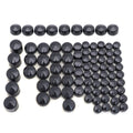 Set of 4 Black Bolt Toppers for Harley Road King Twin Cam FLH (1996–2006)
