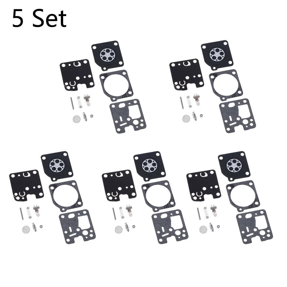 Set of 5 Carburetor Repair Kits for ECHO ES230 ES231 PB230 PB231 ZAMA RB-107