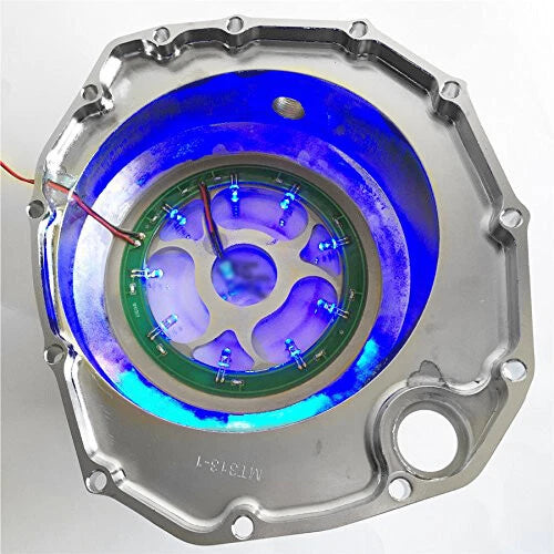 Blue LED Engine Clutch Cover for Suzuki GSX1300R Hayabusa (2008–2020)