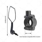Rear View Mirror for Bicycle 22mm (7-8)