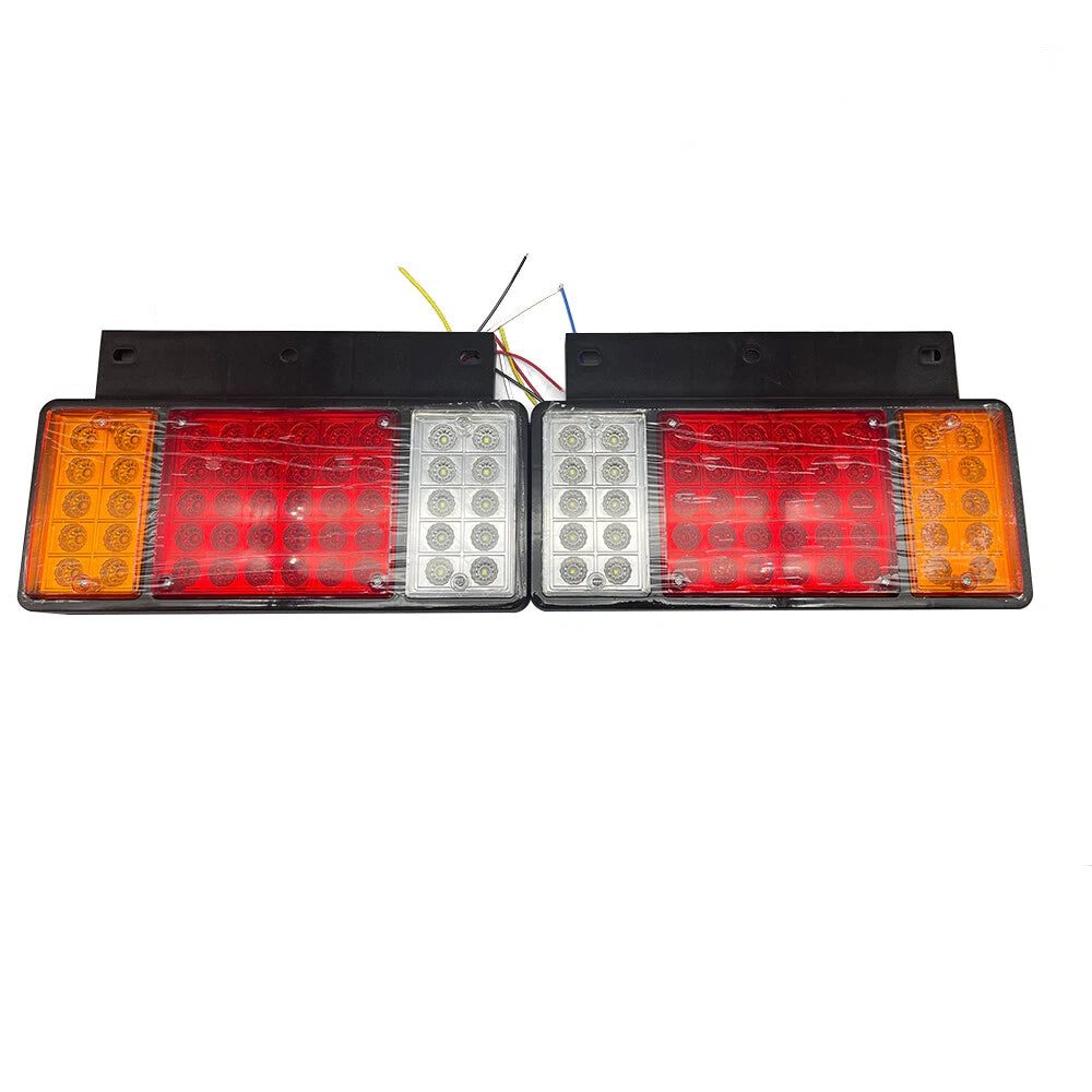 Pair 50LED Rear Tail Light for GMC Isuzu Elf Truck NPR NQR NRR NKR NHR (1984–up)