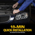 2X H7 LED Headlight Bulbs for Q10 EXV (6000K, 20000LM)