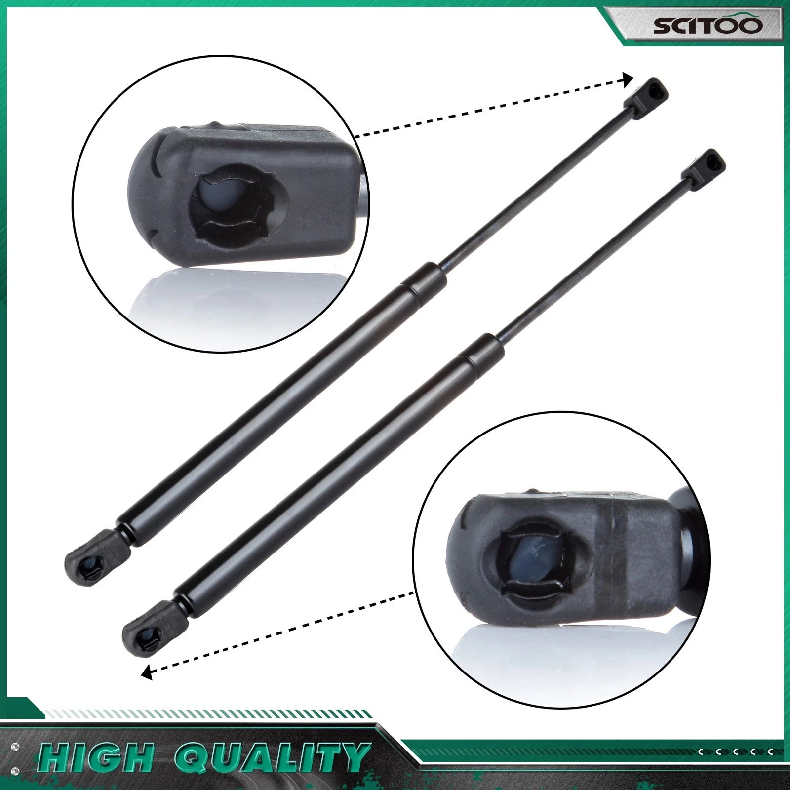 2X Front Hood Lift Supports Struts for Lexus GX470 & Toyota 4Runner (2003–2009)