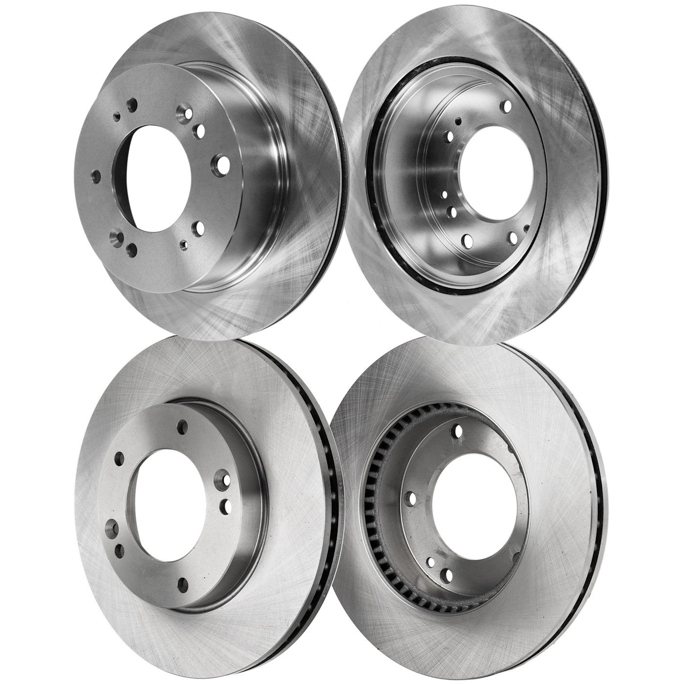 Front and Rear Disc Brake Rotors for Kia Sorento (2007–2009)