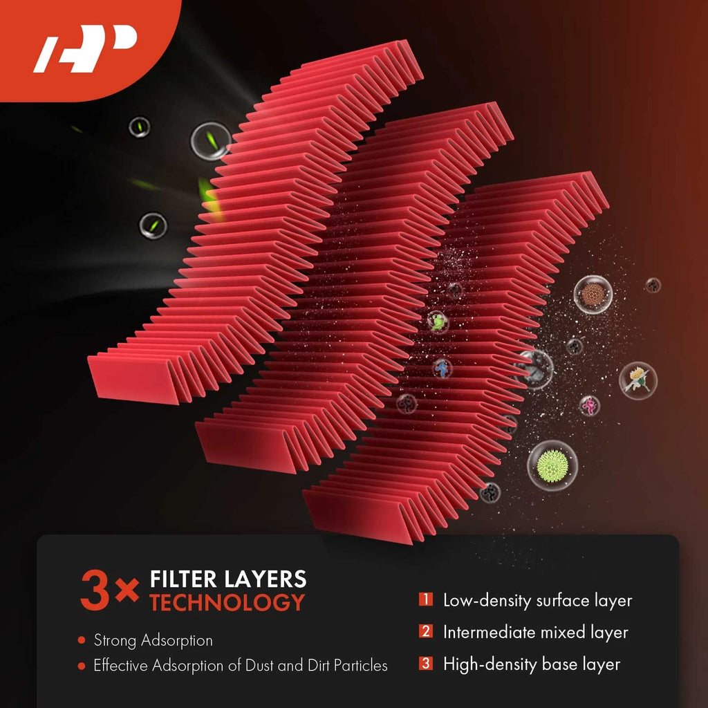 2X Performance Engine Air Filter for Toyota Camry Tacoma