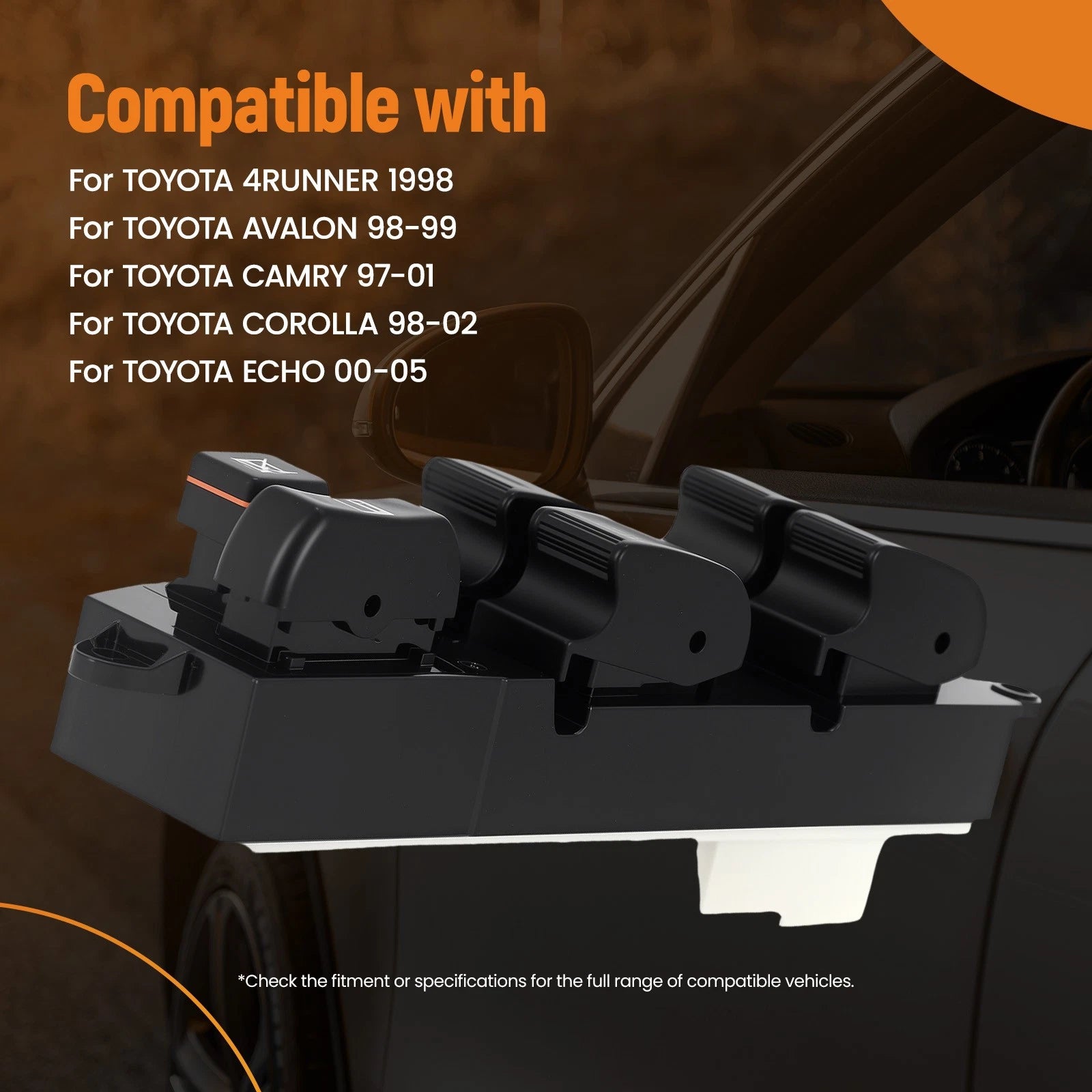 Master Power Window Door Control Switch for Toyota 4Runner Avalon (1998–1999)