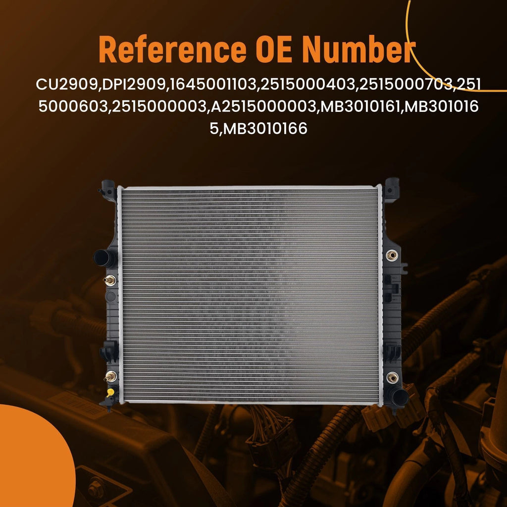 Engine Radiator for Mercedes-Benz ML350 R350 R500 (2006–2012)