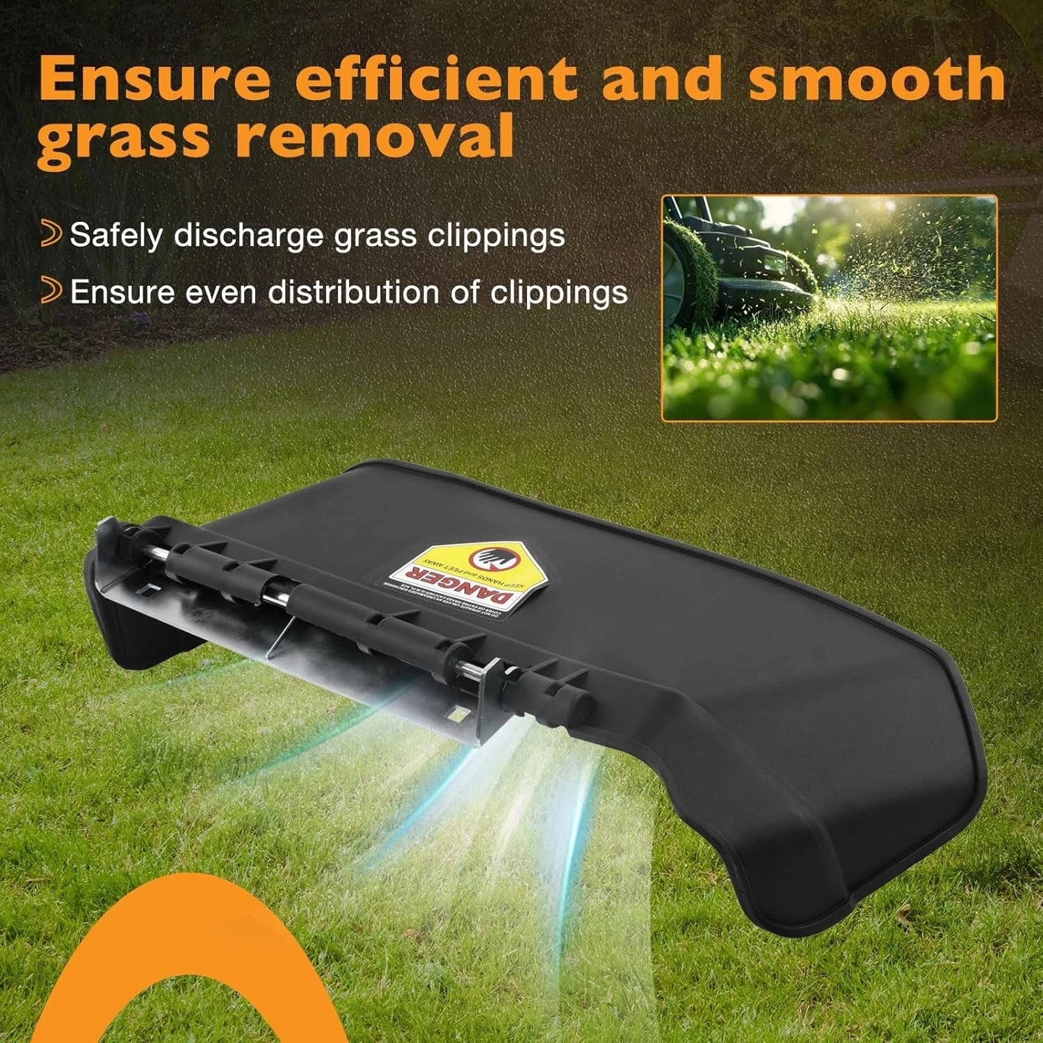 Side Discharge Chute Grass Deflector for MTD Cub Cadet 48-54" Mower (631-04070)