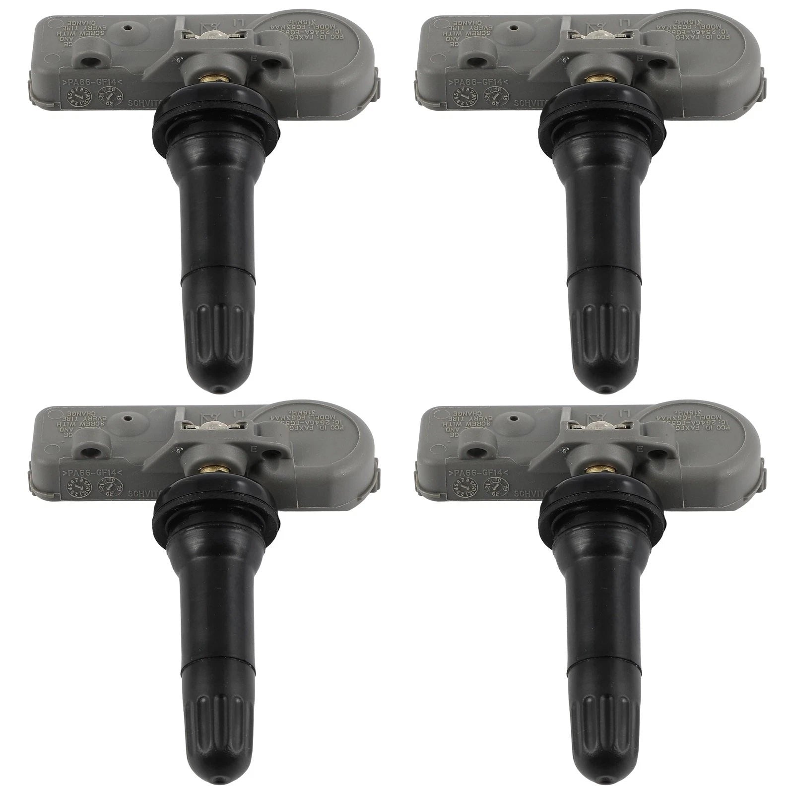 4X TPMS Tire Pressure Sensor 25758220 for Cadillac Chevrolet (2005–2009) 315MHz