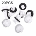 Car Clips / 20Pcs / White Panel Retainer Trim With Washers
