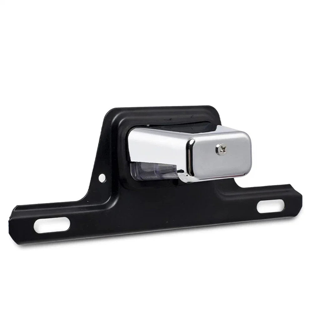 LED License Plate Light Bracket for Chrome Motorcycle Boat ATV Van (Waterproof)