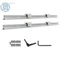 Set of 2 SBR16-800mm Linear Bearings & 4 SBR16UU Carriage Blocks for Cars