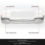 Front Bumper Face Bar Replacement Chrome for GMC Sierra 1500 Yukon XL (1999–2006)