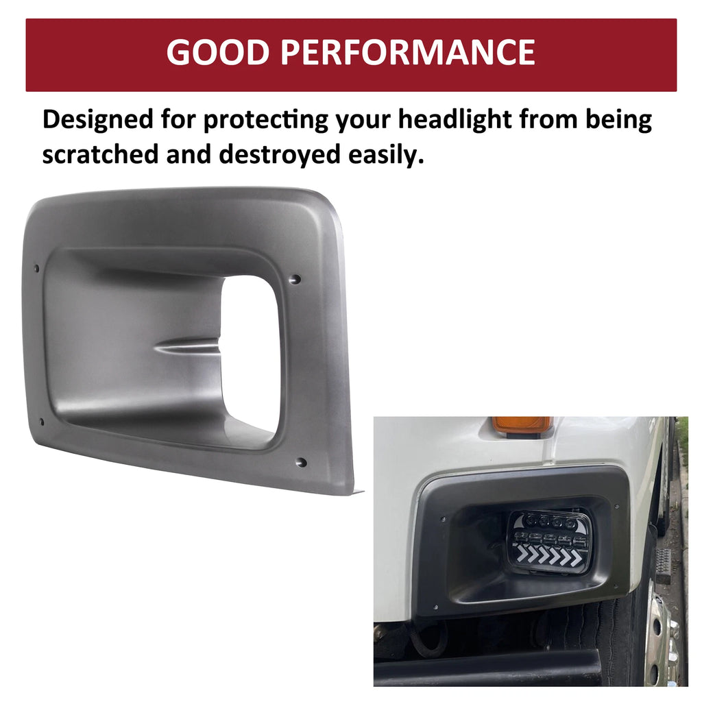 Driver Headlight Bezel Trim for C6500 C7500 C8500 (2003–2009)
