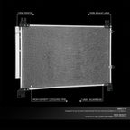 A/C Condenser for Lexus RX350 RX350L 2016–2019 (Factory Style Aluminum)