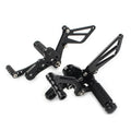 Rearset Foot Pegs for Suzuki Hayabusa GSX1300R (1999-2008) Black