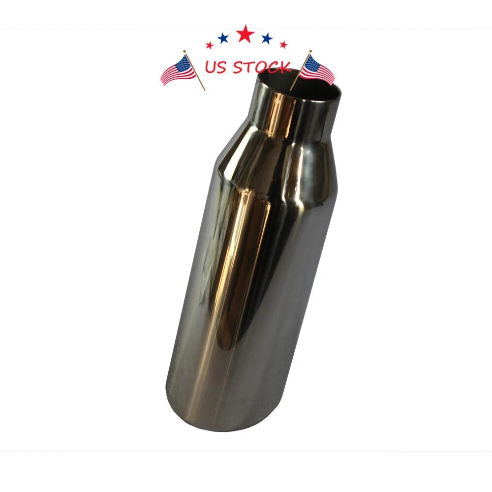 Stainless Steel Exhaust Tip for Universal Fit (2.5" Inlet, 4" Outlet)