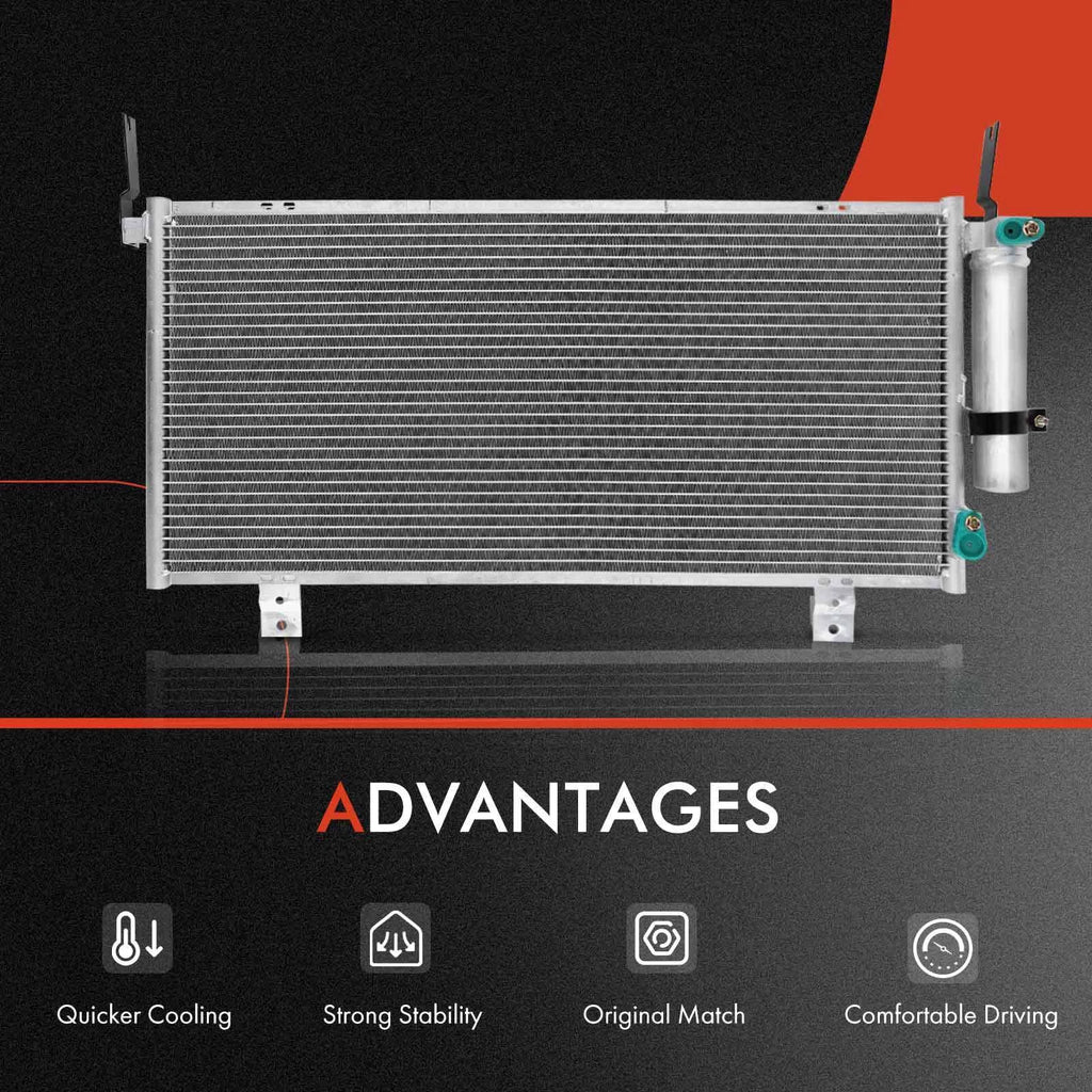 2X Radiator & AC Condenser Cooling Kit for Mitsubishi Galant (2004–2012)