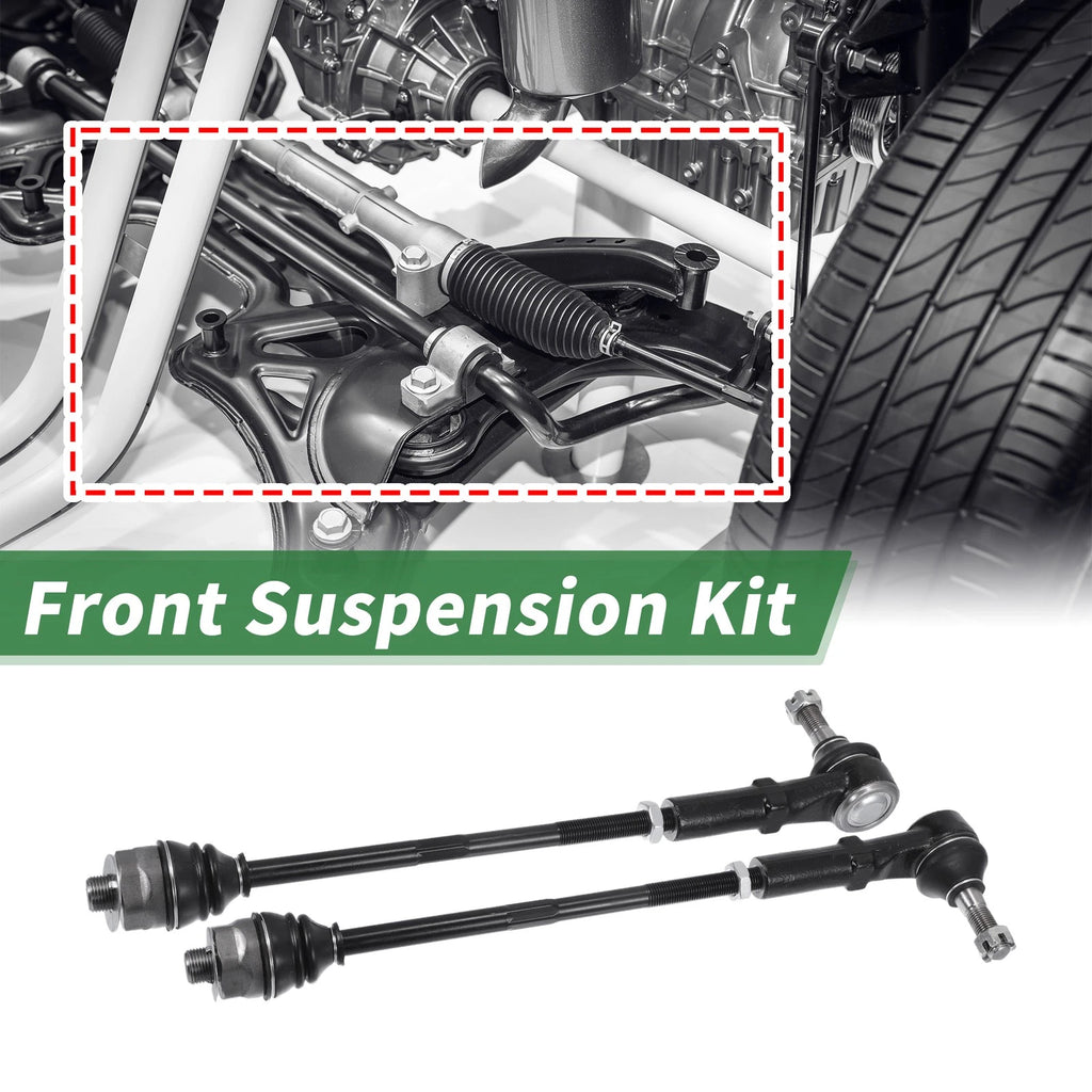 6pcs Front Suspension Kit Tie Rod End Sway Bar Link for Chevrolet Silverado 2500 (2001–2007)
