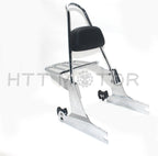 Chrome Passenger Sissybar Backrest for Harley Softail (2000–2005) FL Deluxe (2006–2017)