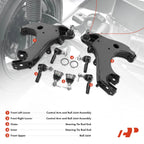 Set of 8 Front Control Arm, Ball Joint & Tie Rod End for Nissan Frontier