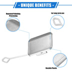 Rear Bumper Tow Hook Cap for Mercedes-Benz E350 Sedan (2010-2013) Silver Tone