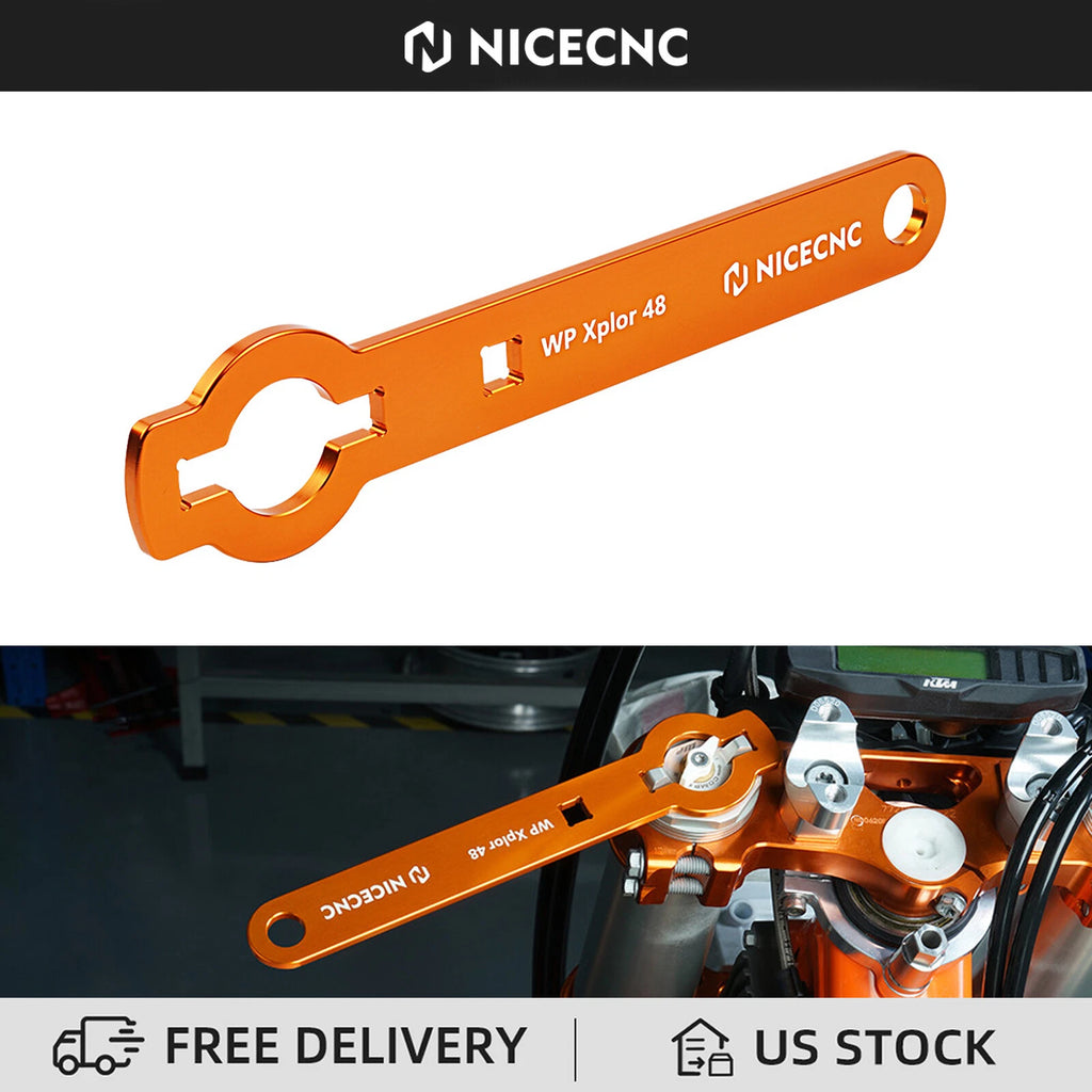NICECNC WP Xplor Fork Cap Wrench Tool for KTM XC-W 150 250 300 EXC-F 350 450 (2017–2023)