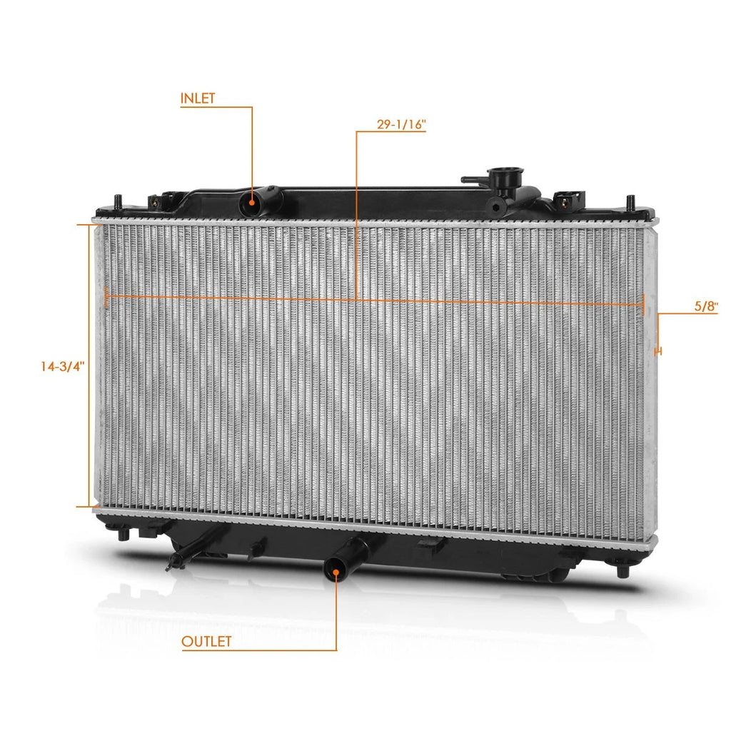 Aluminum Radiator DPI-13404 for Mazda 3 2.0L/2.5L (2014–2018)