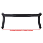 Curved Handlebar 25.4/31.8mm for Road Bike (380/400/420mm)