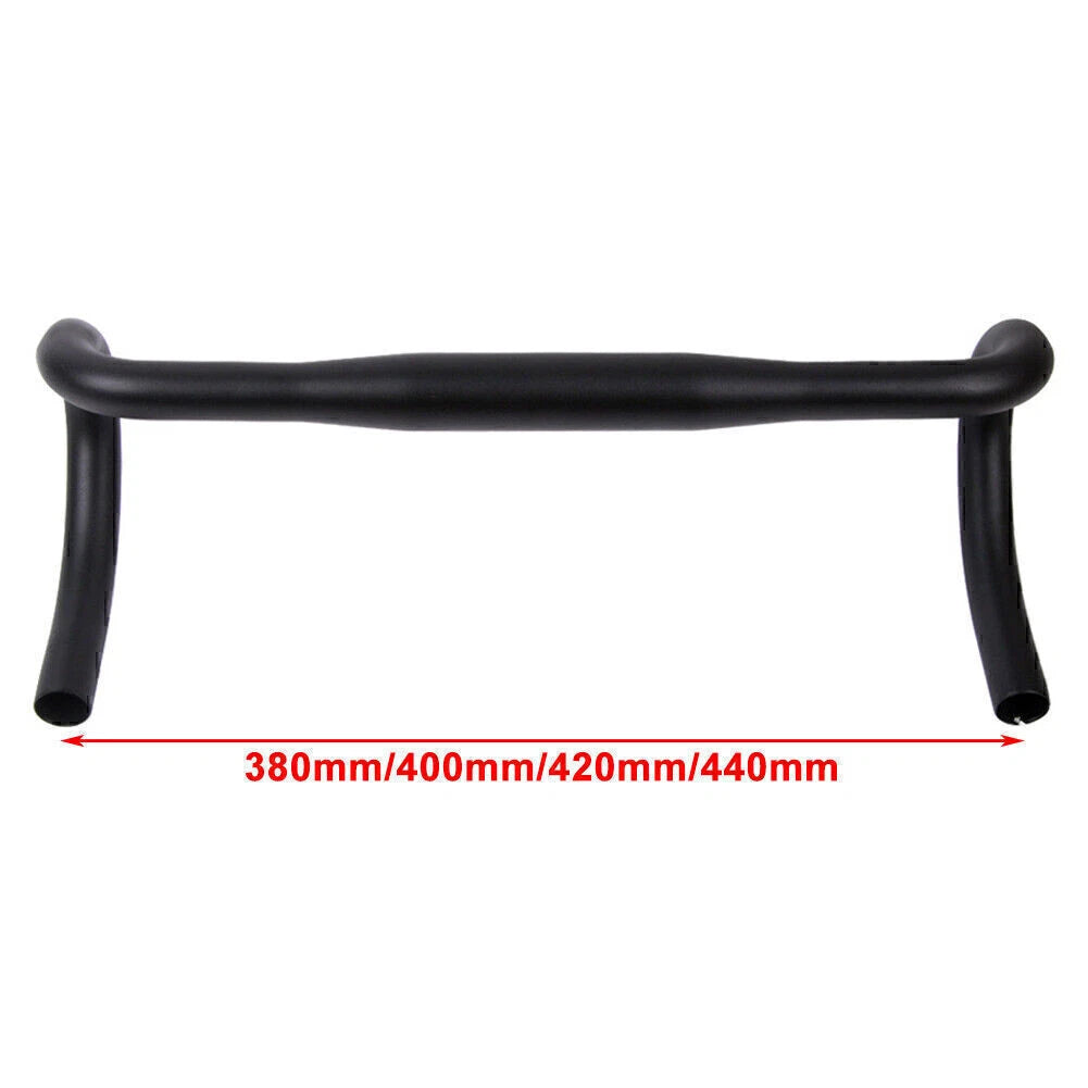 Curved Handlebar 25.4/31.8mm for Road Bike (380/400/420mm)