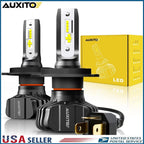 2X H4 LED Headlight Bulbs for B7 E (24000LM, 6000K Cool White)
