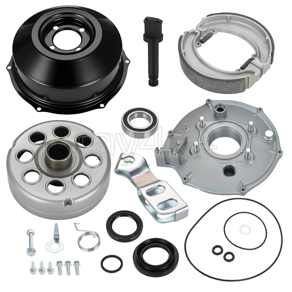 Rear Brake Panel & Drum for Honda Fourtrax 300 TRX300 TRX300FW (1988–2000) 43100-HC4-010