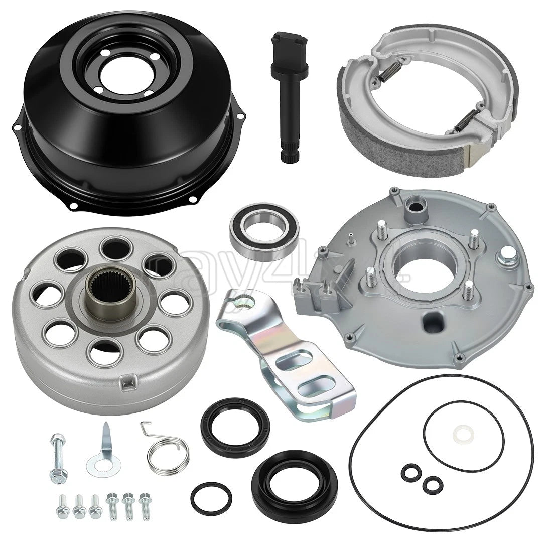 Rear Brake Panel & Drum for Honda Fourtrax 300 TRX300 TRX300FW (1988–2000) 43100-HC4-010