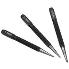 Marking Center Punch Set of 3 - 1.5mm, 2mm, 3mm Alloy Steel