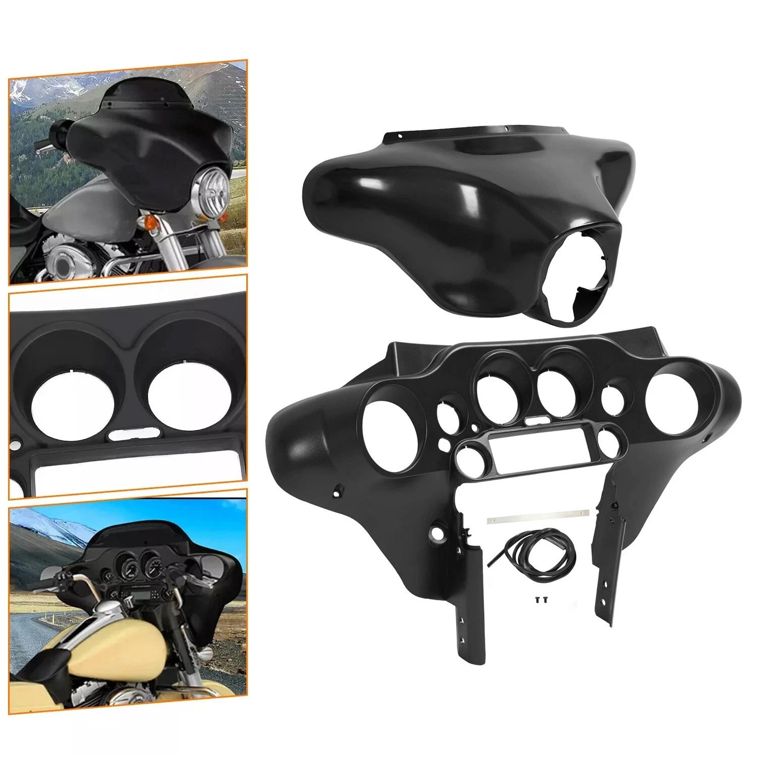 Inner Outer Batwing Fairing for Harley Touring Electra Street Glide (1996–2013)