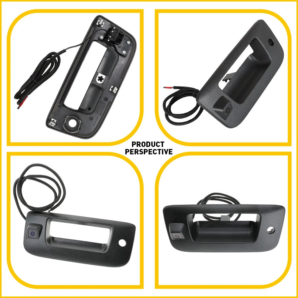 Tailgate Handle Bezel with Camera for Chevy Silverado GMC Sierra (2007–2014)