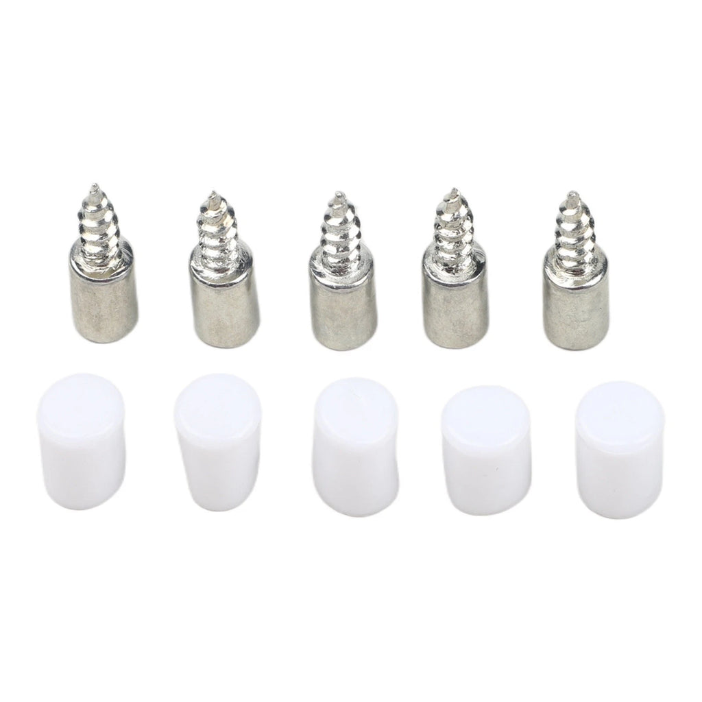 Set of 30 Metal Shelf Bracket Screws for Universal Use
